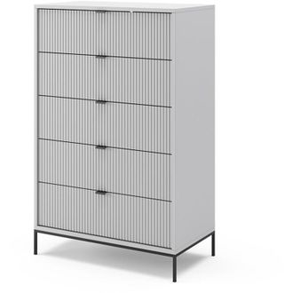 Vicco Cassettiera per camera da letto Eliza, Grigio, 46 x 120 cm