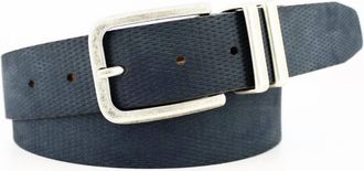 Remo Tulliani Mens Axel Belt In Blue Thunder