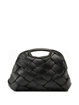 Officine Creative Helen woven tote bag - women - Buffalo Leather/Calf Leather - One Size - Black