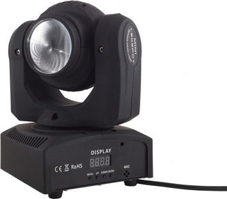 Trade Shop Trade Shop - Proyecto Rgb Testa Rotante Doppio Led Effetti Disco Dj Luce Flash Strobo Faro