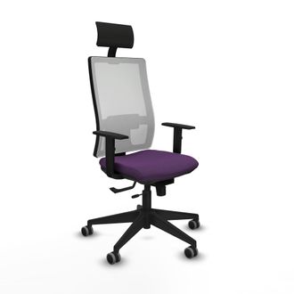 Piqueras y Crespo Silla De Oficina Con Cabecero Piqueras Y Crespo 1d066g1 Morado