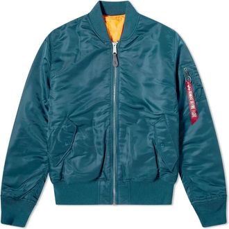 Alpha Industries Klassiek Ma-1 jas - Heren - Bomber jackets - Blauw - M - Nylon - Jassen