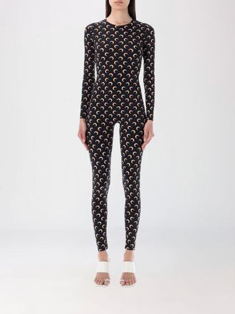 Marine Serre Tuta in nylon stretch con logo all-over