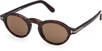 Tom Ford FT1332 ARISTOTELE-02 52J Mens Sunglasses Tortoiseshell Size 48