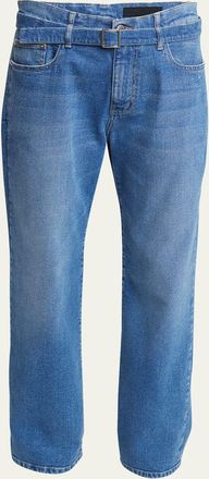 Proenza Schouler Ellsworth Boyfriend Belted Jeans