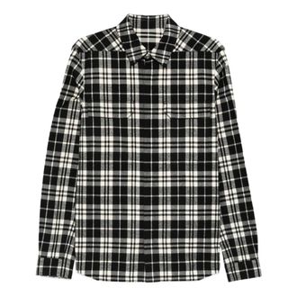 Rick Owens Casual Shirts, male, Black, Size: L Casual Shirt