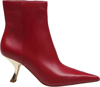 Michael Kors Bota Roja de Ante con Tac&oacute;n Espejo - Shoes - Mujer - Rojo - 38 EU