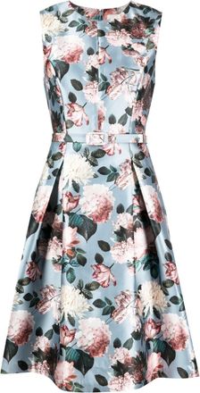 Sachin & Babi Tish floral-print dress - women - Polyester/Polyester - 10 - Blue