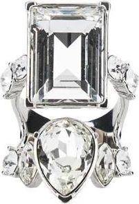 Alexander McQueen Accessoires, Dames, Grijs, ONE Size, Cocktailring