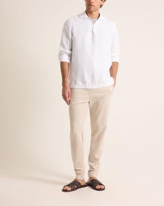 Orlebar Brown Struma Cashmere Classic Fit Cashmere Blend Sweat Pants in Biscuit Melange at Nordstrom, Size Xx-Large