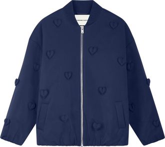 Fab By Fabienne Chapot Hearty Coat - Dames - Bomber jackets - Blauw - L - Leer - Jassen