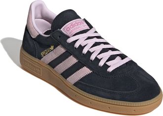 adidas Unisex Sneakers Handball Spezial Black-Pink Leather Trainers Black/pink