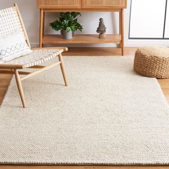 Safavieh Natura Hand Made Area rug, Beige / Ivory Solid / Tonal Style Non-Shedding