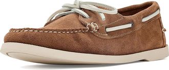 L.L.Bean Casco Bay Boat Moc Womens Flat Shoes Brown Suede : 7.5 B - Medium