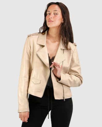 Belle & Bloom Just Friends Leather Jacket