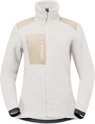 Norr&oslash;na Trollveggen Warm3 Jacket Fleecejacke f&uuml;r Damen | wei&szlig;