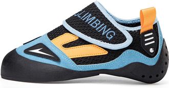 Generic Mens Rock Climbing Shoe for Sport Bouldering - Stylish Anti-Slip Durable Climbing Training Shoes for Men Women (Blue,4.5)