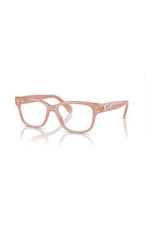 Swarovski 52mm Rectangle optical glasses in Pink at Nordstrom