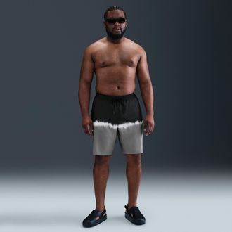 Nike Mens Swim Breaker 9 Boxer Volley Shorts in Black | NESSF588-001