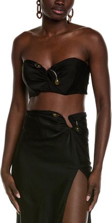 Bardot Dylan Satin Bandeau Top