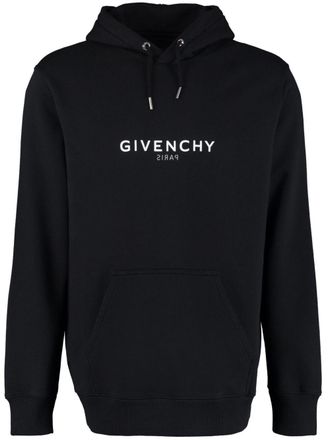 Givenchy logo-print hoodie - Black