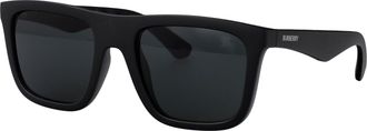 Burberry 0BE4458U Black Acetate Wayfarer Sunglasses - Black