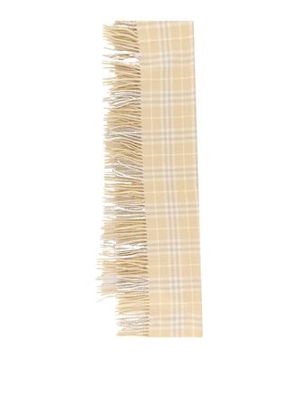 Burberry Check cashmere scarf