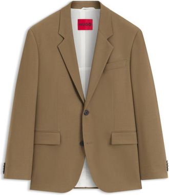 HUGO BOSS Modern-fit suit jacket in performance-stretch twill