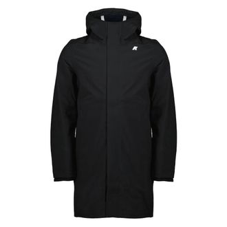 K-Way Thomas Bonded Parka - Heren - Parka Jassen - Zwart - L - Leer - Jassen