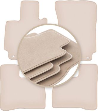 OEM Alfombrillas Premium Beige Para: Mercedes W221 Clase S Sed&aacute;n Corto 2005-2013