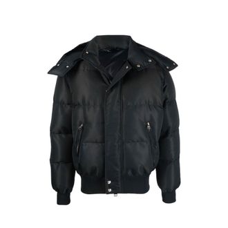 Alexander McQueen Alexander McQueen wolmix gewatteerde bomberjack