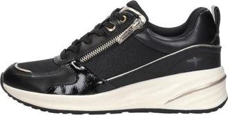 Tamaris Sneakers Laag - Dames - Sneakers - Zwart - 37 EU - Schoenen
