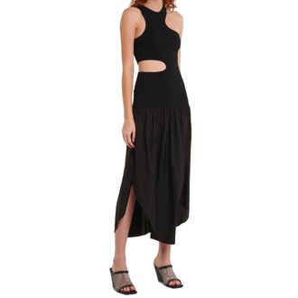 Stella McCartney Womens Black Silk Casual Dress