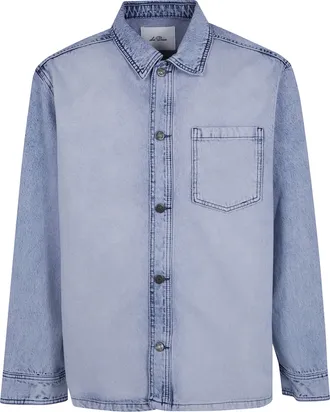 Les Deux Jacket Bleached Denim Overshirt