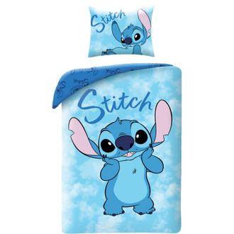 OEM Ropa De Cama De Algod&oacute;n 160x200 Lilo Y Stitch Hit Youth Azul