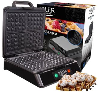 OEM Gofre Xxl Grande Para 4 Gofres 1500w Potente