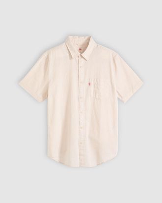 Levi's Short Sleeve Classic Standard Fit Shirt - Mens - XL - Neutral / Pumice Stone