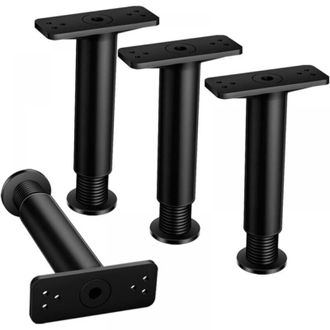 OEM Juego De 4 Patas Para Muebles, Ajustables De 20 A 35 Cm, Ideales Para Sof&aacute;s Y Muebles, Con Tornillos De Montaje Incluidos. Soporta M&aacute;s De 600 Kg Y Es 