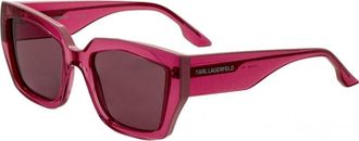 Karl Lagerfeld Womens KL6143S 53 650 Sunglasses - Pink - One Size
