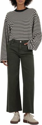 Kut from the Kloth Meg High Rise Wide Leg Jeans In Sherwood Forest