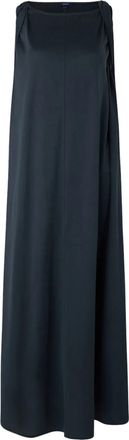 SOEUR Flowing Midi Dress with Gathered Sleeves