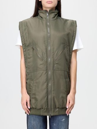 Maison Margiela Gilet tecnico in nylon con collo alto e chiusura a zip