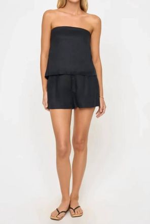 L*Space Tessa Strapless Top In Black