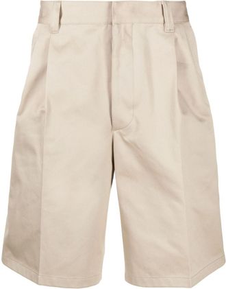 Prada Cotton Wide Leg Bermudas