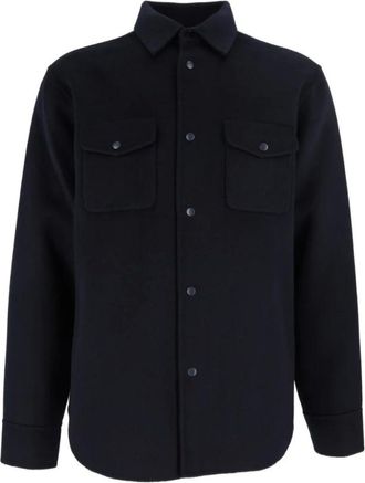 Aspesi Camicia in seta e nylon - - Shirts - Uomo - Blu - L