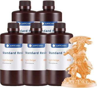 OEM Resina Para Impresi&oacute;n 3d, Viscosidad Media, Curado R&aacute;pido, 5 Kg - Beige Claro