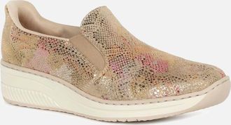 Rieker Womens Interest Womens Shoes - Gold - Size: 7.5