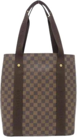 Louis Vuitton Pre-owned Tote Bags, male, Brown, Size: ONE SIZE Pre-owned Beaubourg Damier Shoulder Bag