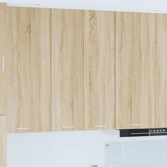 vidaXL vidaXL Armadio pensile con porta Rovere Sonoma 60 x 31 x 100 cm