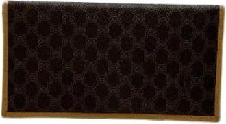 Celine Pre-owned Leren Portemonnee - Dames - Vintage Accessoires - Beige - ONE Size - Leer - Vintage